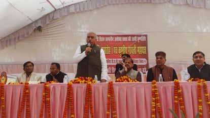 Minister Rakesh Sachan said there is no religion greater than serving parents