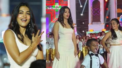 Pooja Hegde Overshadowed By A Little Kid In Dance On Monica Song Video Goes Viral
