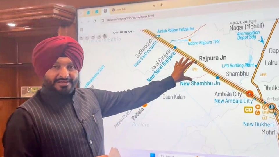 Railway Ministry completes formalities for construction of Rajpura bypass line project worth Rs 411.96 crore