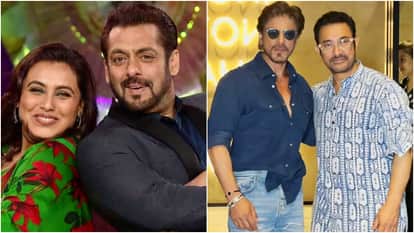 रानी मुखर्जी, सलमान खान, शाहरुख खान और आमिर खान