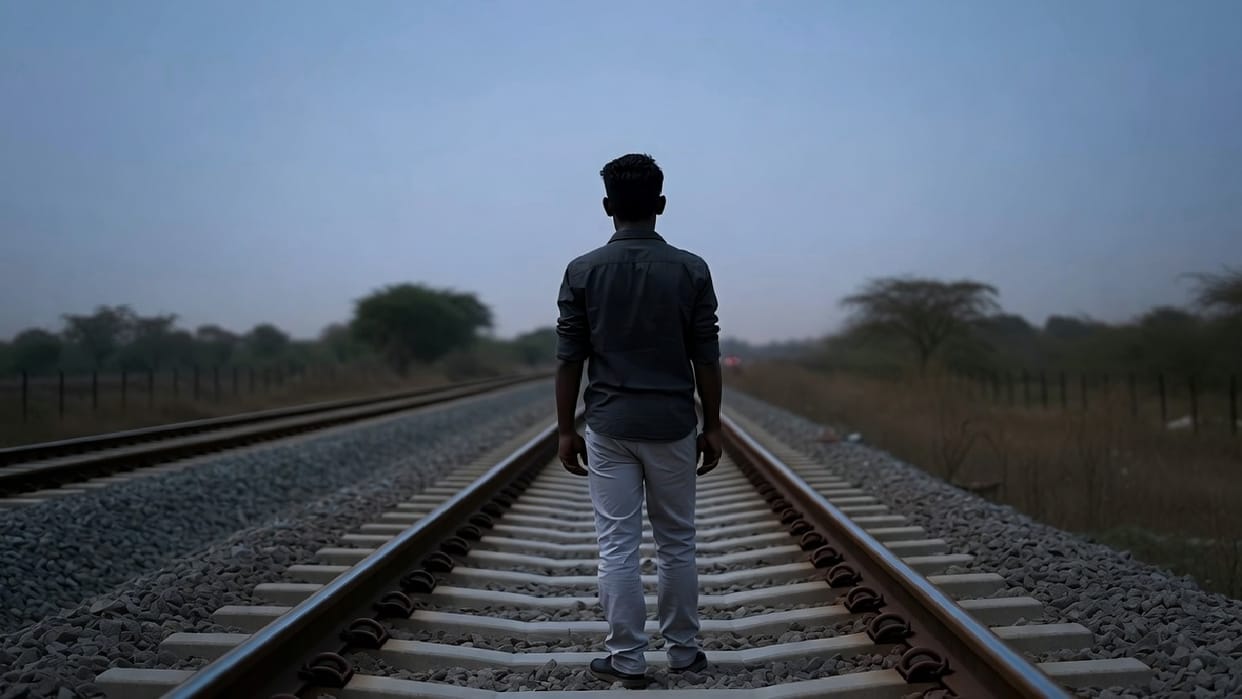 After dispute with woman a man committed suicide by jumping in front of train