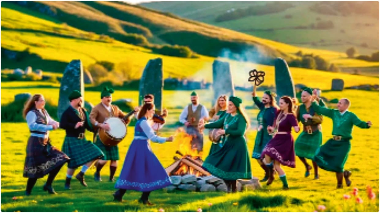 Spring and ancient Celtic festivals in February; Imbolc is the world's oldest spring-welcoming festival