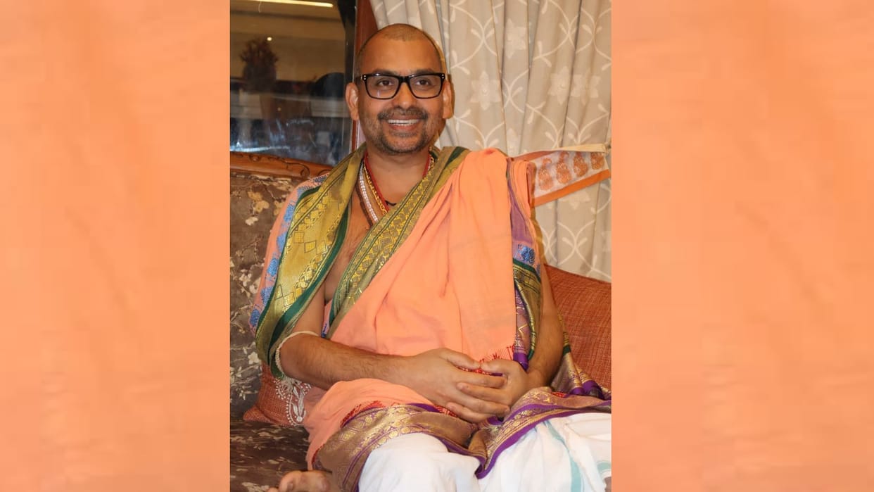 UP: Swami Abhishek Brahmachari said: Mother cow is a symbol of Sanatan, calling it an animal is wrong; he crit