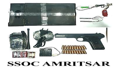 Terrorist module busted in Amritsar three arrested IED and foreign weapons recovered
