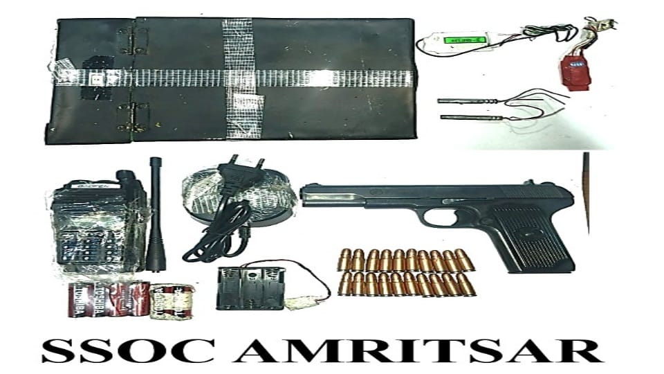 Terrorist module busted in Amritsar three arrested IED and foreign weapons recovered