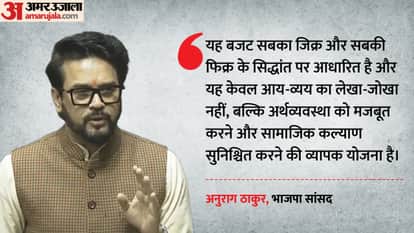 Parliament Anurag Thakur called the budget a development express saying beneficial for all sections