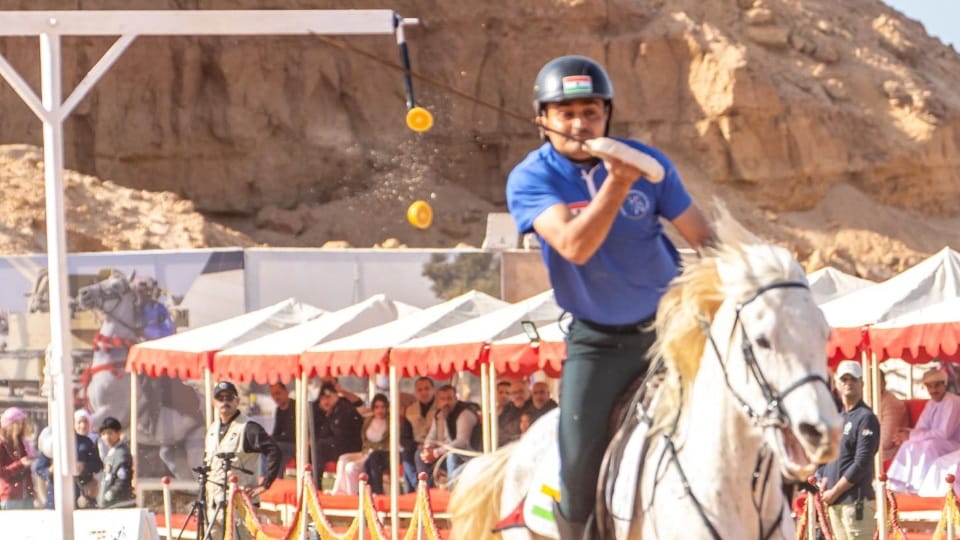Indian tent pegging team qualifies for World Cup excellent performance by Haryana Police ASI