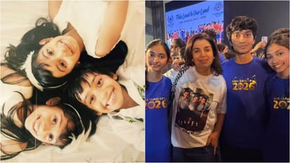 Farah Khan Shirish Kunder Triplets Leave Mumbai For US Universities Study In 3 Different Cities