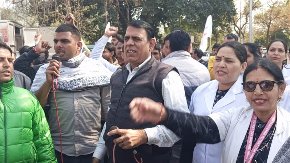 हरियाणा में महा हड़ताल