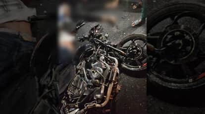 Dhar News: Two bike riders killed after being hit by a trolley