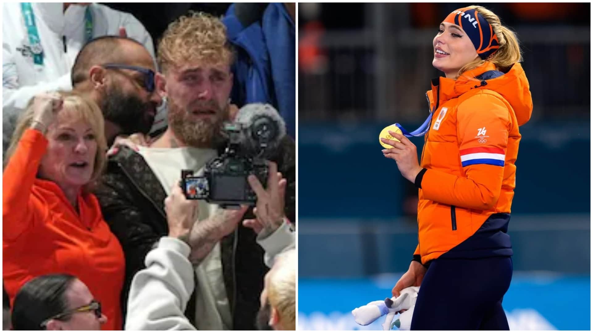 Winter Olympics: Mike Tyson’s Conqueror Jake Paul Breaks Down as Girlfriend jutta leerdam Wins Gold