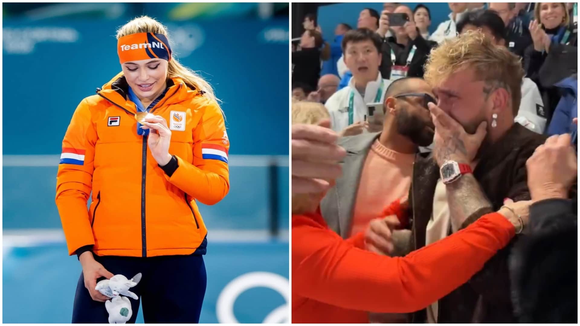 Winter Olympics: Mike Tyson’s Conqueror Jake Paul Breaks Down as Girlfriend jutta leerdam Wins Gold