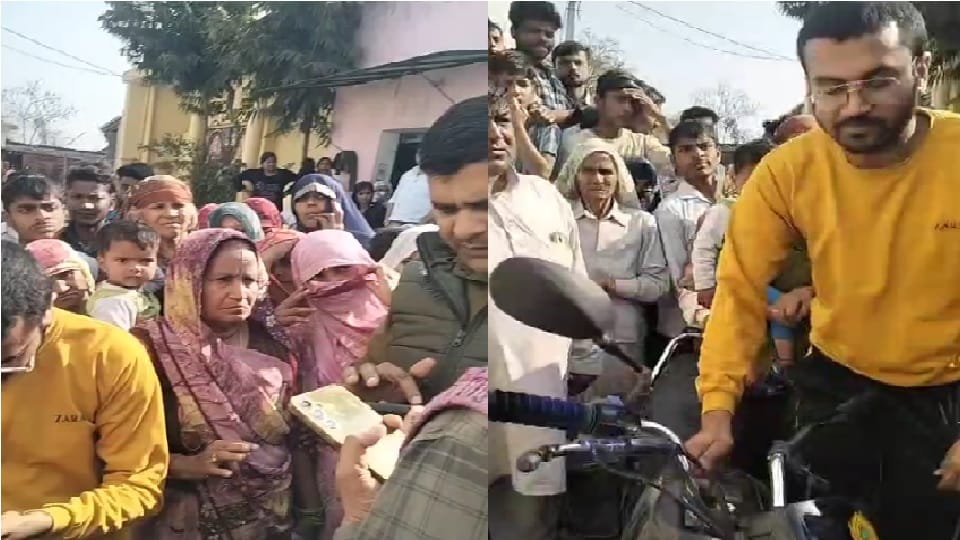 Indecent behavior towards kanwariyas in Bulandshahr Dabangs blocked way of devotees