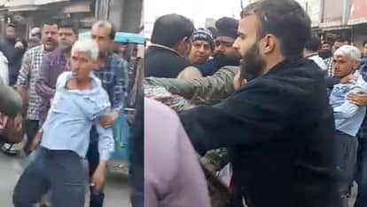 Shamli: Husband arrived to stop wife's marriage, fighting and commotion continued, woman left in car