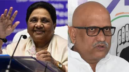 बसपा सुप्रीमो मायावती व कांग्रेस प्रदेश अध्यक्ष अजय राय।