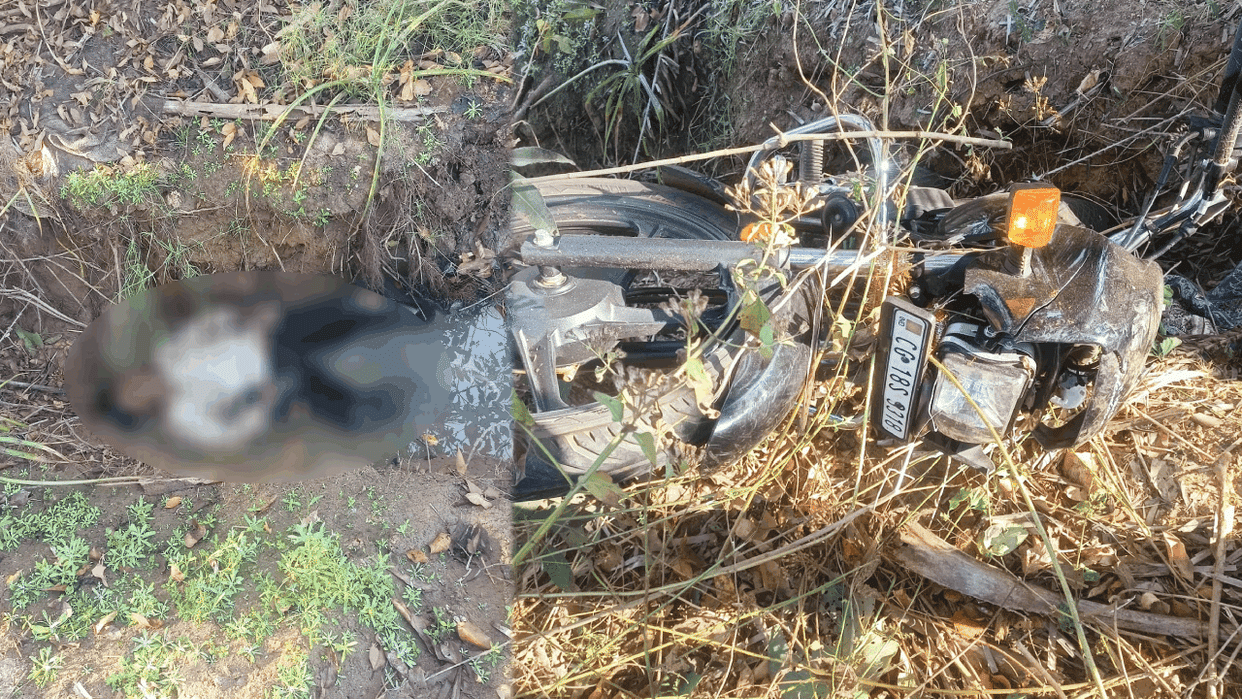 young man returning from fair lost control of his bike at turn and died after it fell into drain