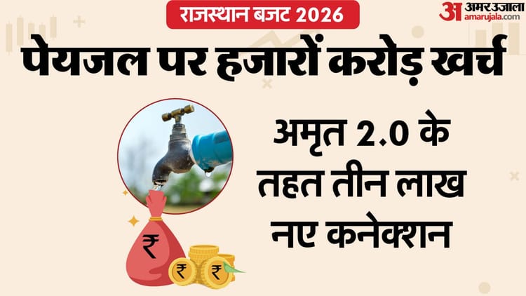 Rajasthan Budget 2026: 14 लाख से अधिक नल कनेक्शन वितरित, 2047 तक जल सुरक्षा का लक्ष्य; नल-जल के लिए सौगात