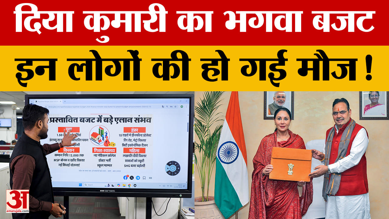 Rajasthan Budget 2026: दीया कुमारी का 'भगवा बजट'! युवाओं और किसानों की हो गई मौज, देखें बड़े एलान