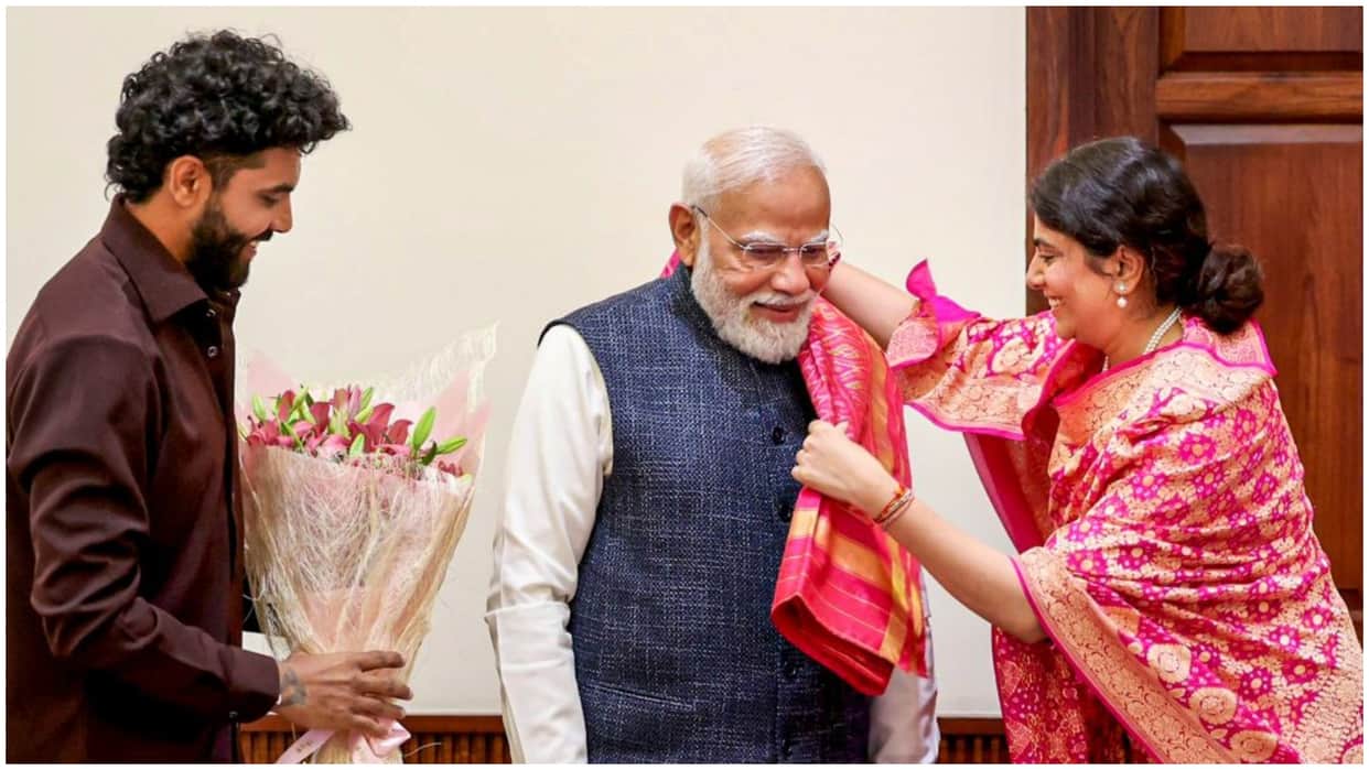 Ravindra Jadeja, Rivaba Meet PM Modi; Call It A Moment Of Pride
