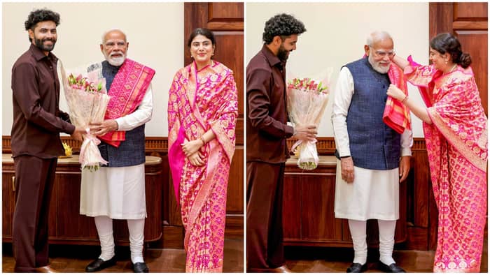 Ravindra Jadeja, Rivaba Meet PM Modi; Call It A Moment Of Pride