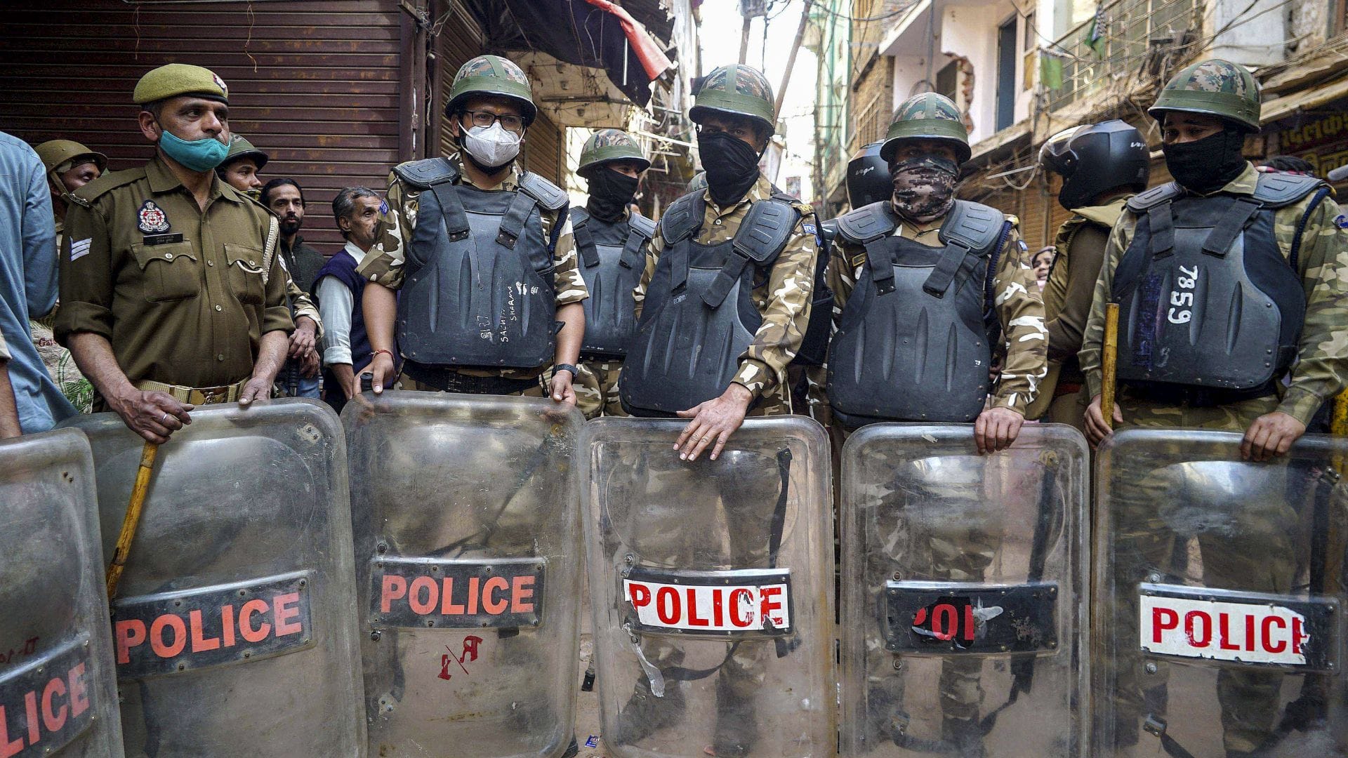 Dal Mandi demolition 15 photos of 14 new buildings bulldozed amid tight security in Varanasi