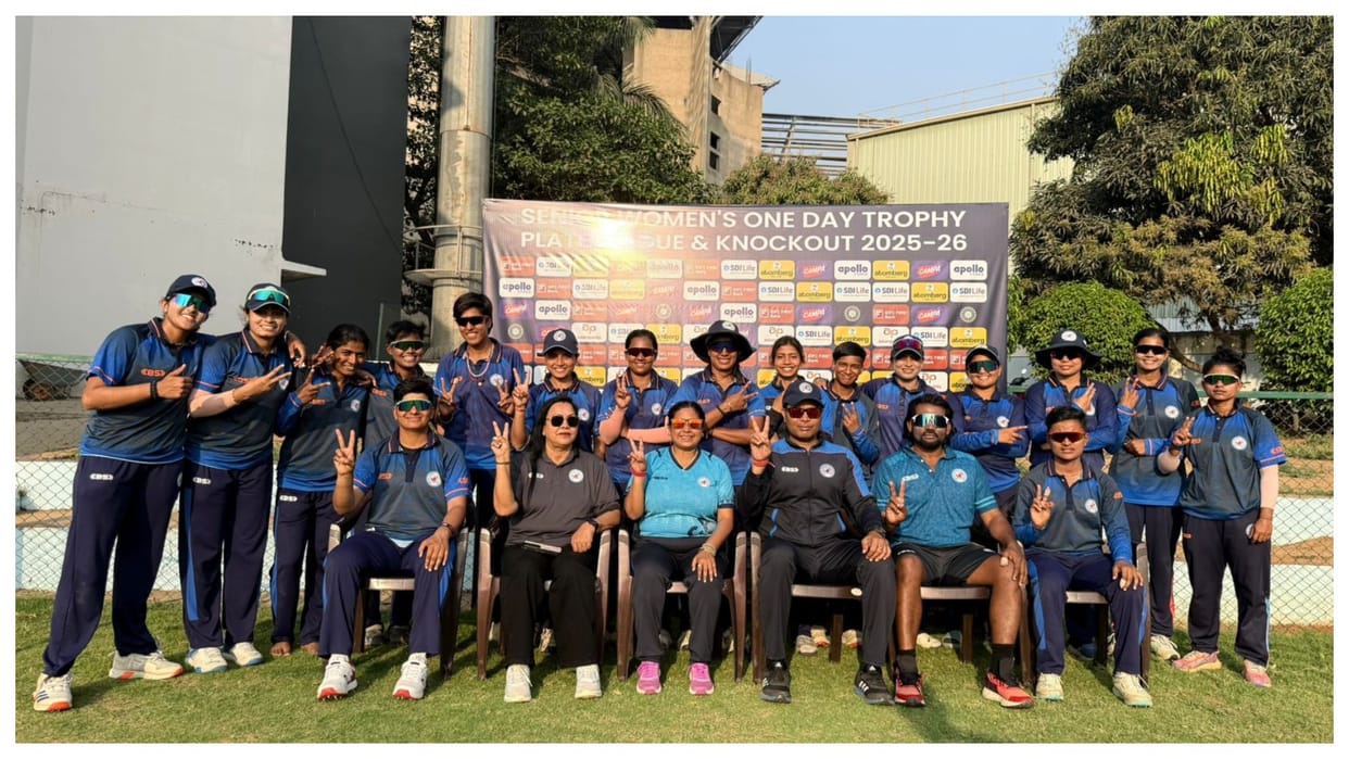 Senior Womens ODI Trophy Plate: Bihar team dominates with fourth consecutive win, beats Mizoram by 159 runs