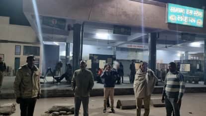 Due to nationwide strike, vigilance increased at Bhiwani bus stand