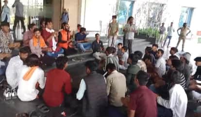 Indore: Bajrang Dal vandalized Narsimanji College in Indore; they had come to protest the event. Open in Googl