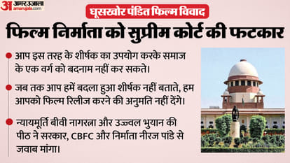 Ghuskhor Pandat Controversy Explainer Supreme Court raps Neeraj Pandey Manoj Bajpayee film Title issued notice