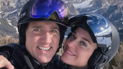 katy perry posted 17 slide of photos on instagram with her boyfriend justin Trudeau and Miranda Kerr