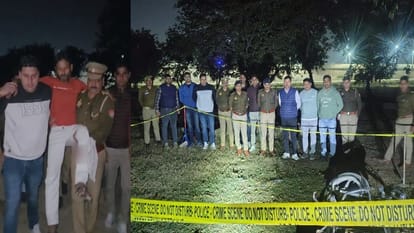 पुलिस ने मुठभेड़ में पकड़ा बदमाश।
