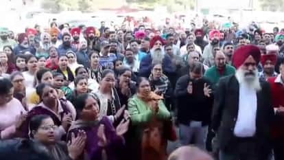 Bharat Bandh in punjab AAP announces support trade union bank