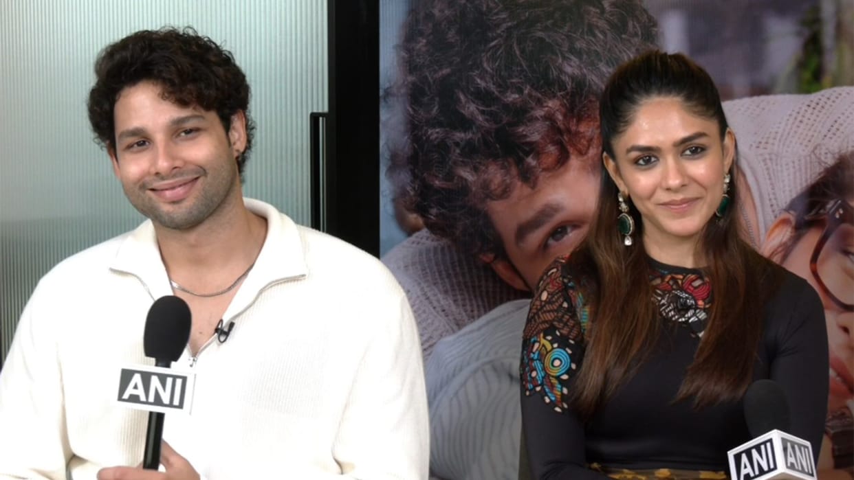 Siddhant Chaturvedi and Mrunal Thakur was nice experience with Do Deewane Seher Mein
