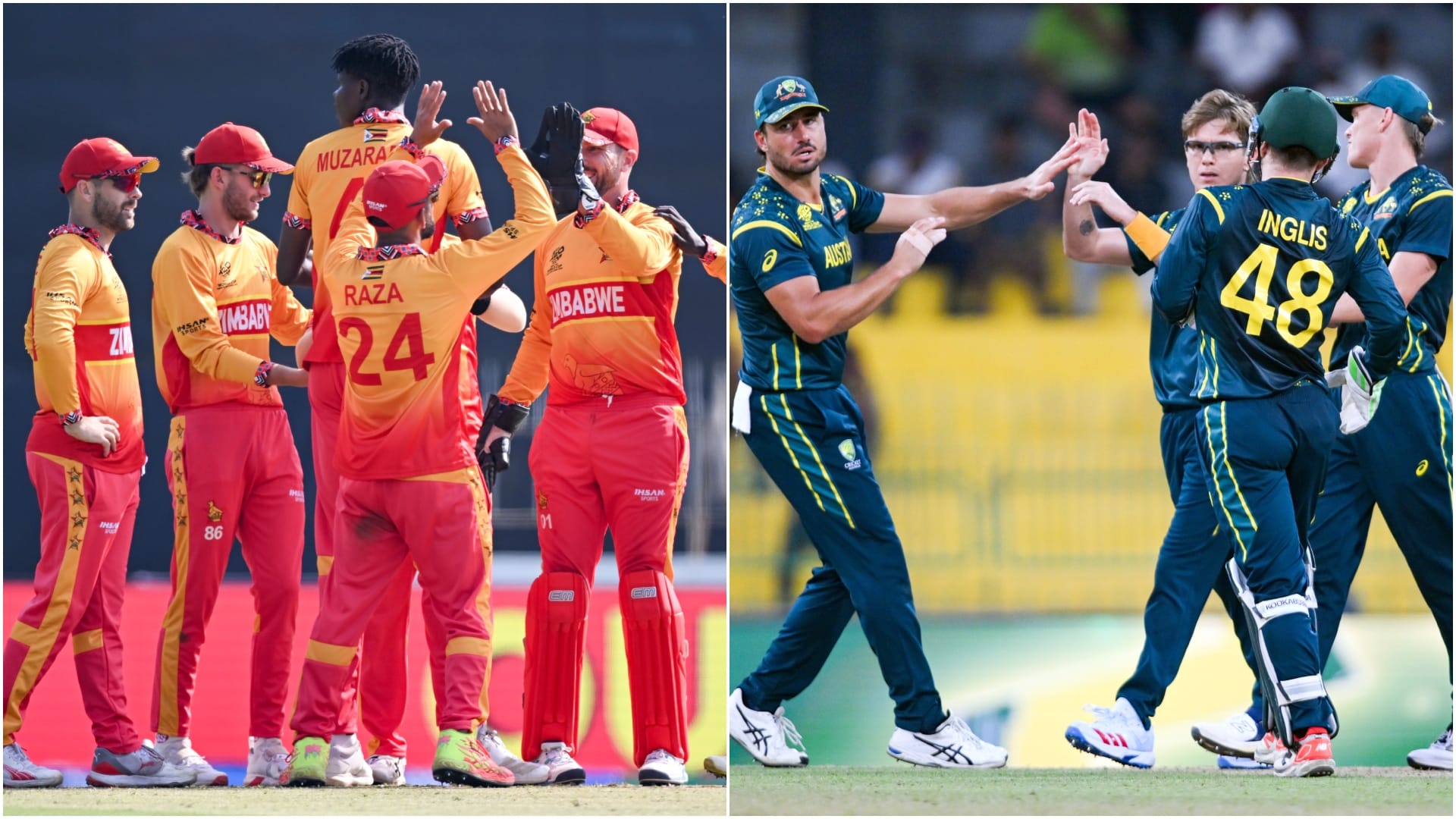 AUS vs ZIM Live Score: ICC T20 World Cup Australia vs Zimbabwe Today Match Scorecard and Result
