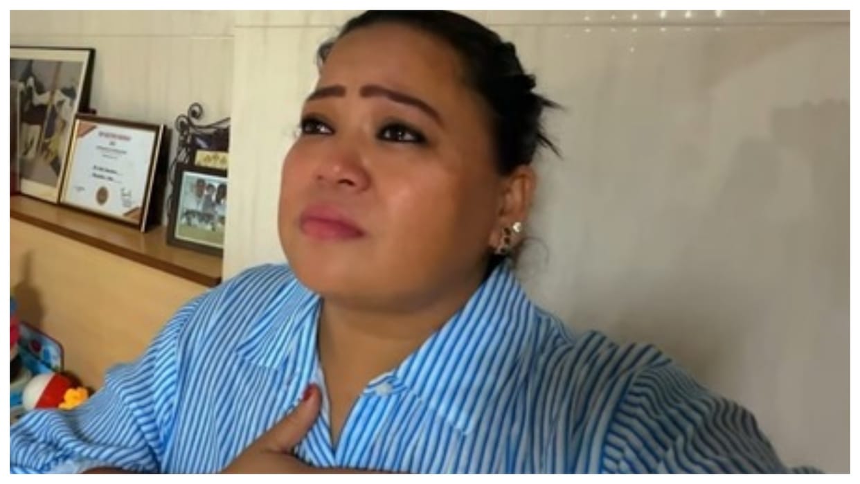 Bharti Singh breaks down watching her two month old Kaju get his first vaccination