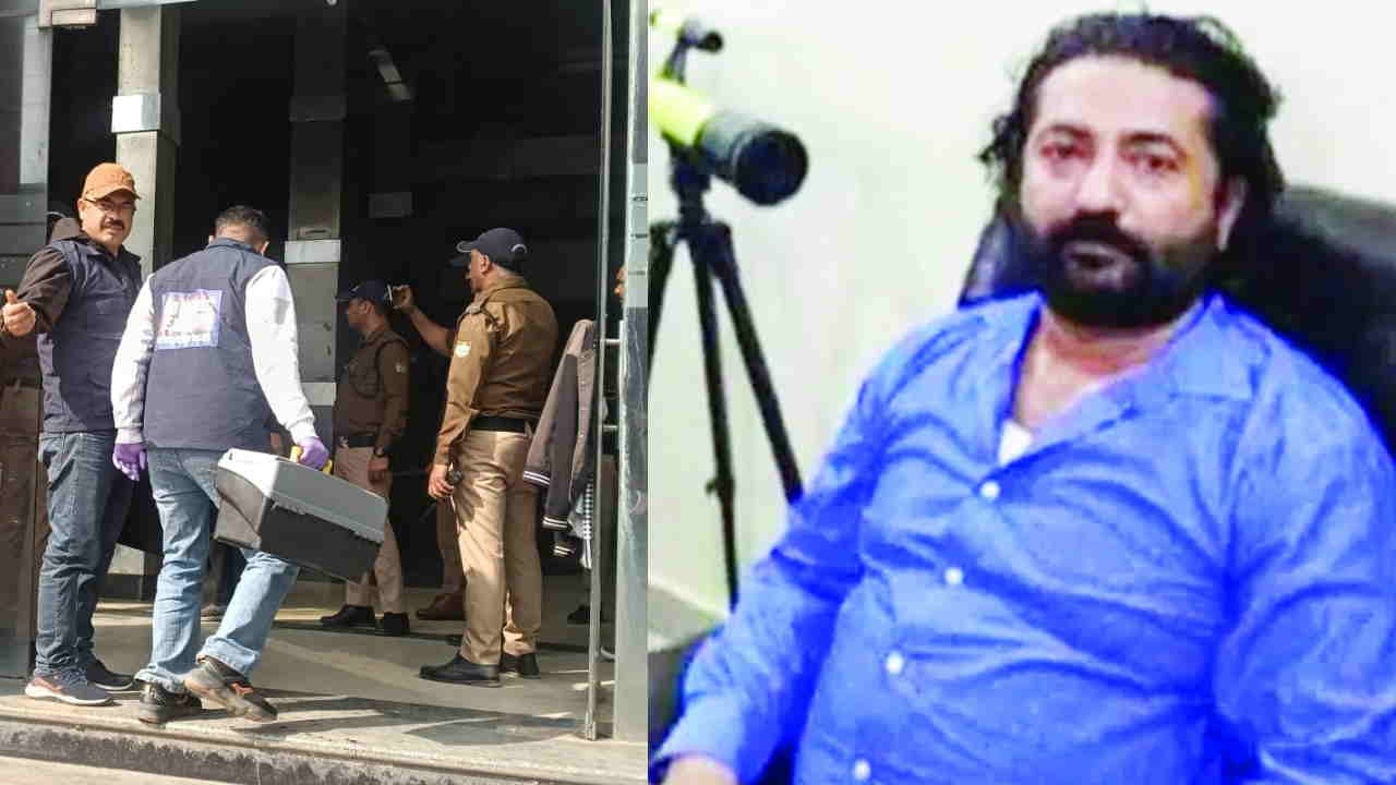 Dehradun Gangster murder outside gym  Shooters Captured in cctv camera outside crime seen