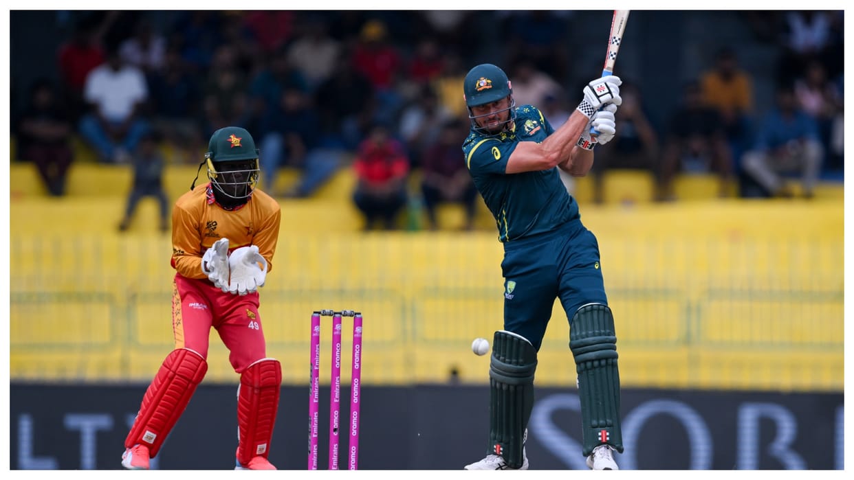 Marcus Stoinis sustained a hand injury against Zimbabwe while attempting to stop a ball T20 World Cup