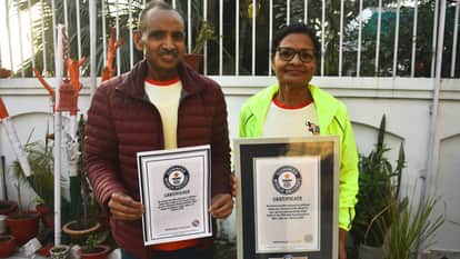 Lucknow: A world record was set for a race in traditional attire, couple achieving a new Guinness World Record