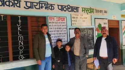 School inspection reveals that the teacher left after marking his attendance.