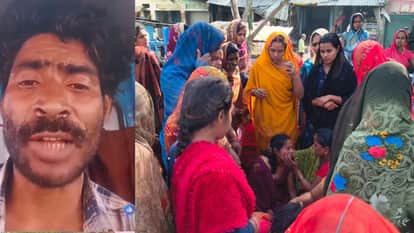 Truck driver died after hit by train in ghazipur