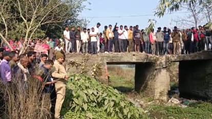 body of a man was found in a drain in the Gulriha police station area of Gorakhpur