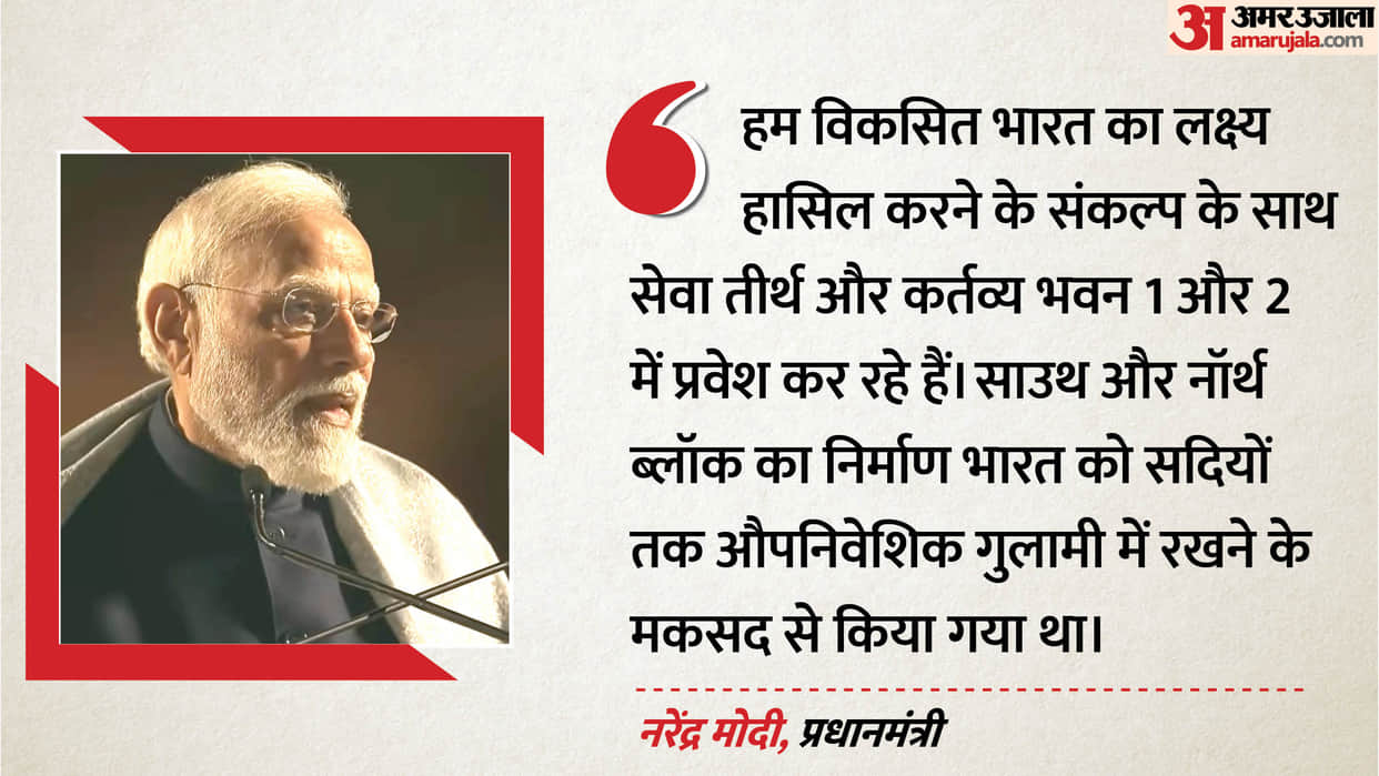 PM Modi inaugurated of Seva Teerth, 10 Key points of PM Speech, Kartavya Bhavan, New PM House, News in Hindi