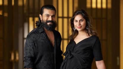 Ram Charan And Upasana Konidela Share The First Glimpse Of Their Twins Writing Heart Is full