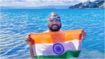 Satendra Singh Lohiya Creates History by Crossing Cook Strait; Mohan Yadav Congratulates