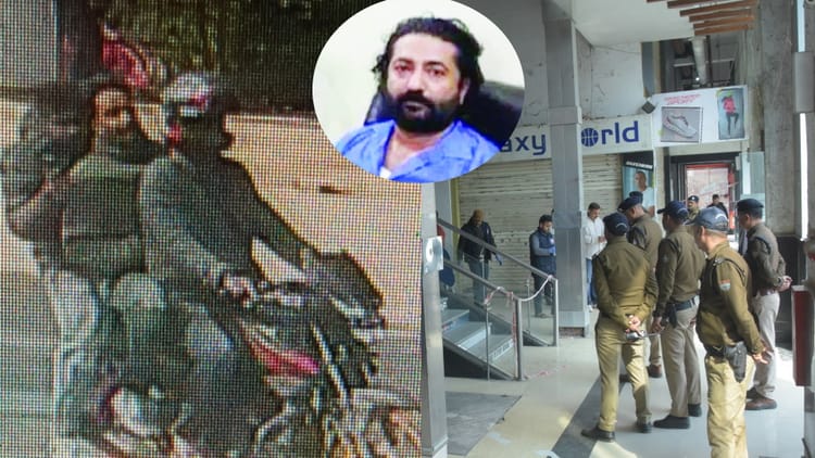गैंगस्टर की हत्या: घात लगाकर हमला, फिर मिनटों में ओझल हुए हमलावर, सीसीटीवी में भागते दिखे, भाई और शिष्य पर शक