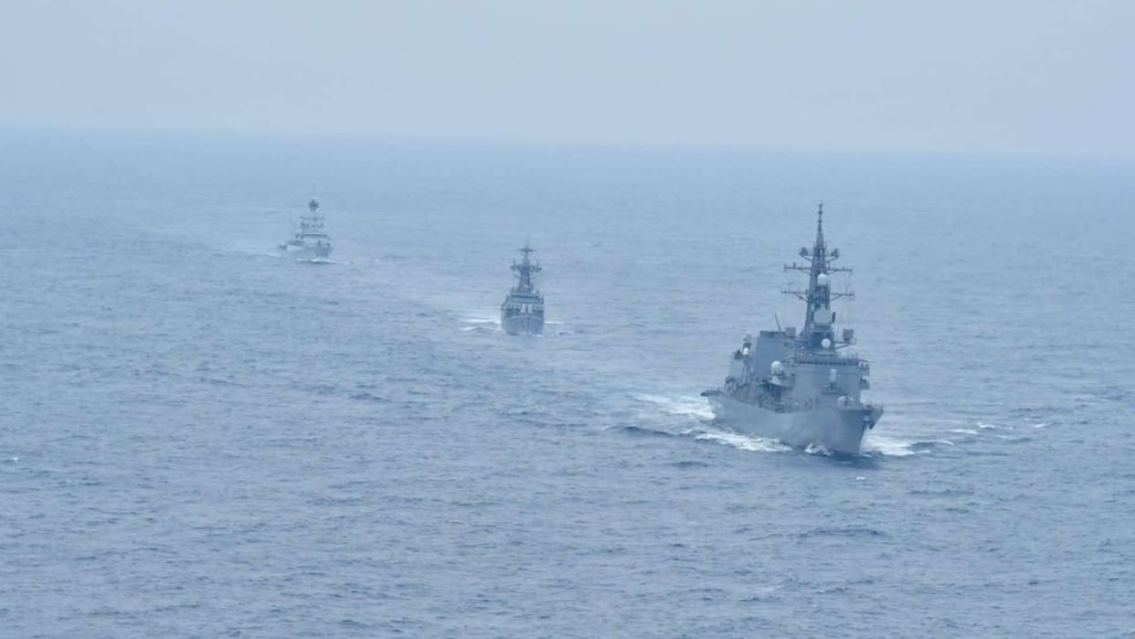Andaman Sea India Japan Indonesia conducted maneuvers emphasizing increasing strength security cooperation