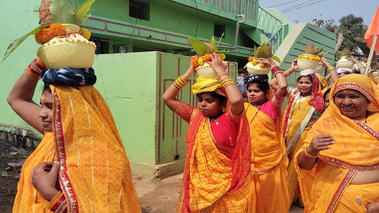 Gariaband: Narmadeshwar Mahadev Pran Pratishtha ceremony in Amdi gariyaband