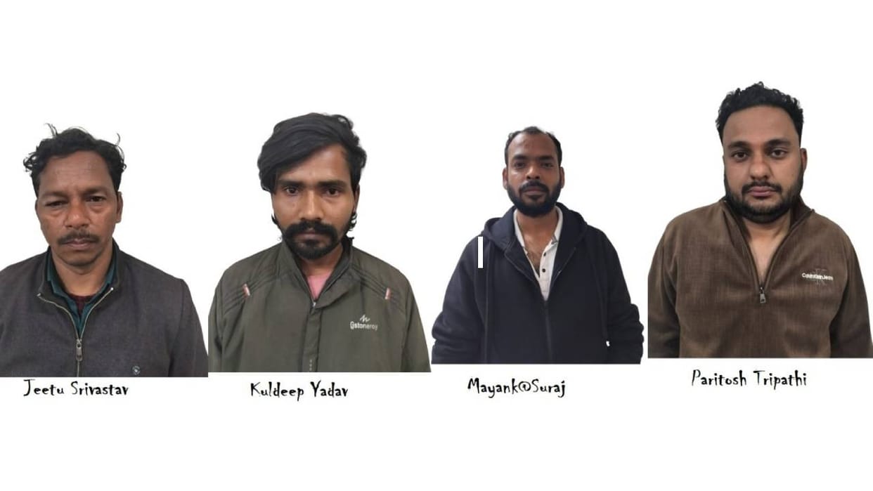 UP: Four gang members were arrested for bringing marijuana worth 92 lakh rupees from Odisha to Lucknow; they c