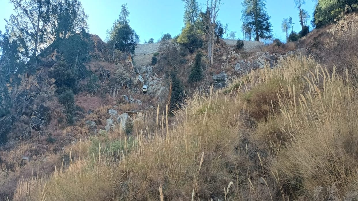 Major road accident in Himachal; car falls into ditch, four killed, one injured