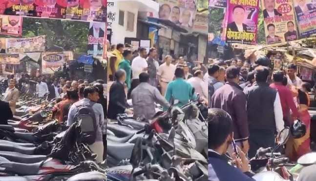 Kanpur ruckus erupted at registrar office over love marriage girlfriends family beat the boyfriend in public